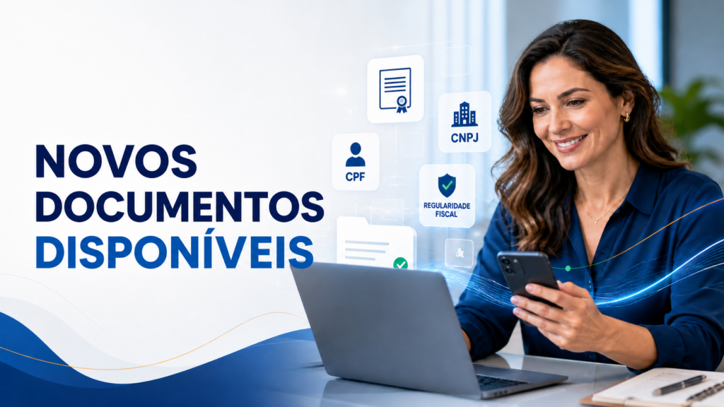 Novos documentos e certidões disponíveis pelos serviços digitais GOV.BR